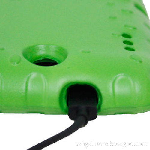 Stand case for kindle fire hdx 7 with 180 degree rotatable grip handle, available in various colors